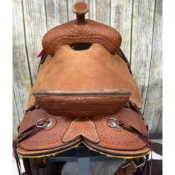 HR Saddlery 16 Inch Modified Draft Association Saddle -Heydudes Cowboy Shop draftback