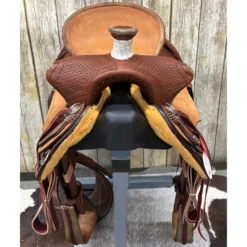HR Saddlery 15.5 Fits Better Saddle -Heydudes Cowboy Shop fitsfront