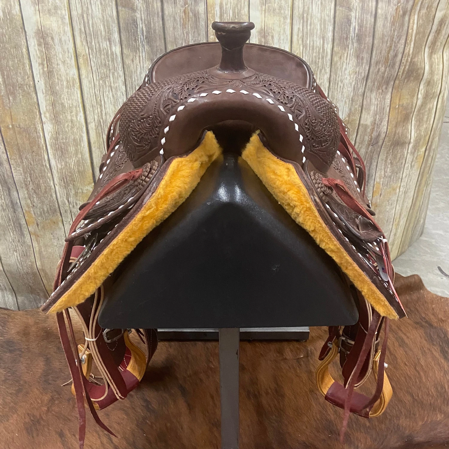 HR Saddlery 16 Inch Signature Cow Horse Saddle 2 HR Saddlery 16 Inch Signature Cow Horse Saddle - Image 2