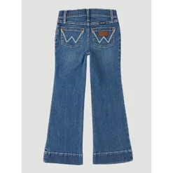 Wrangler Girls Wide Leg Trouser Jeans
