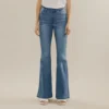 Kancan Medium Washed High Rise Super Flare Jeans