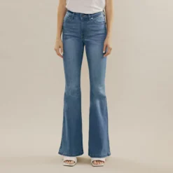 Kancan Medium Washed High Rise Super Flare Jeans