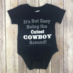 Navy Cutest Cowboy Around Onesie