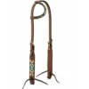 Weaver Leather Weaver Turquoise Cross One Ear Headstall