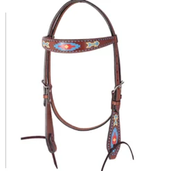 Oxbow Southwest Hand-Painted Browband Headstall