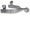 Professional's Choice Silver 8 Point Spur W/ Floral Design