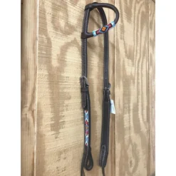 Red And White Aztec Beaded Slip Ear