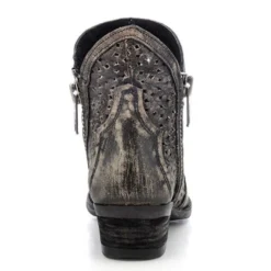 Corral Boots Corral's Circle G Brand- Black And Grey Shorty Boots -Heydudes Cowboy Shop q0001 4