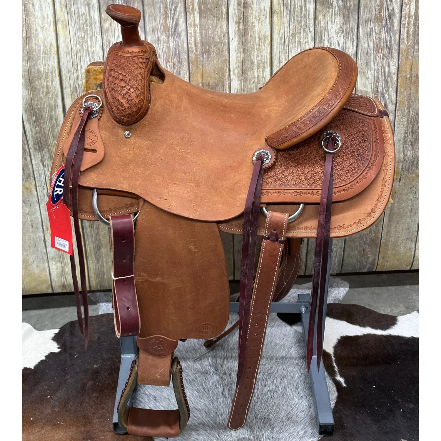 HR Saddlery 15.5 Inch Ranch Roping Saddle 1 HR Saddlery 15.5 Inch Ranch Roping Saddle