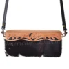 American Darling Black And White Hide Mini Crossbody