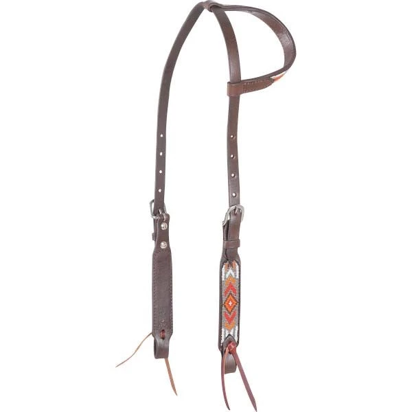 Cashel Beaded Slip Ear Headstall - Gallup 1 Cashel Beaded Slip Ear Headstall - Gallup