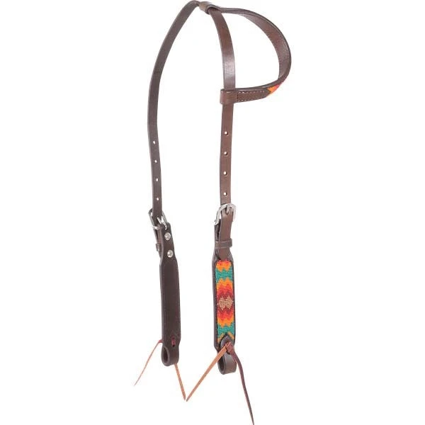 Cashel Bead Slip Ear Headstall - Santa Fe 1 Cashel Bead Slip Ear Headstall - Santa Fe