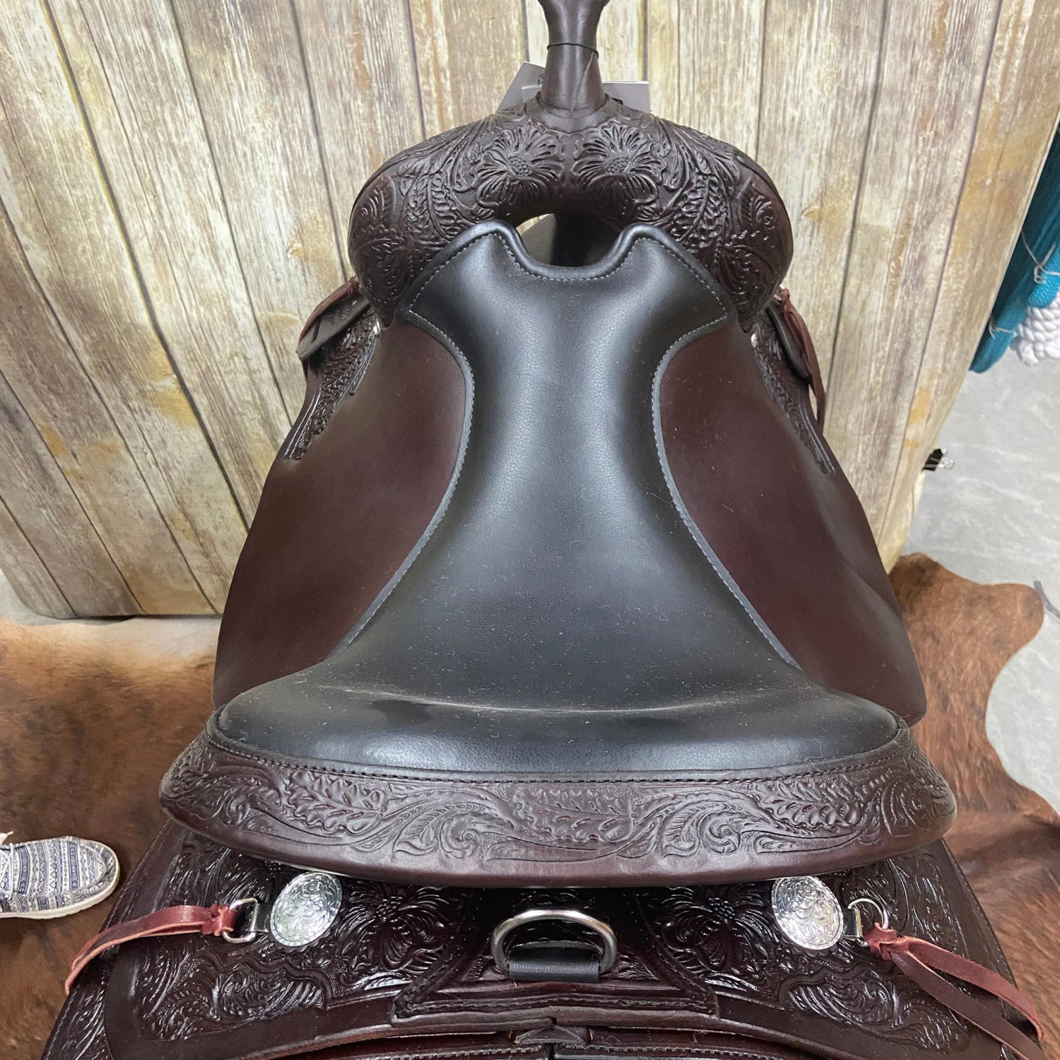 Circle Y 16 Inch Xtra Wide Mineral Wells Trail Saddle 4 Circle Y 16 Inch Xtra Wide Mineral Wells Trail Saddle - Image 4