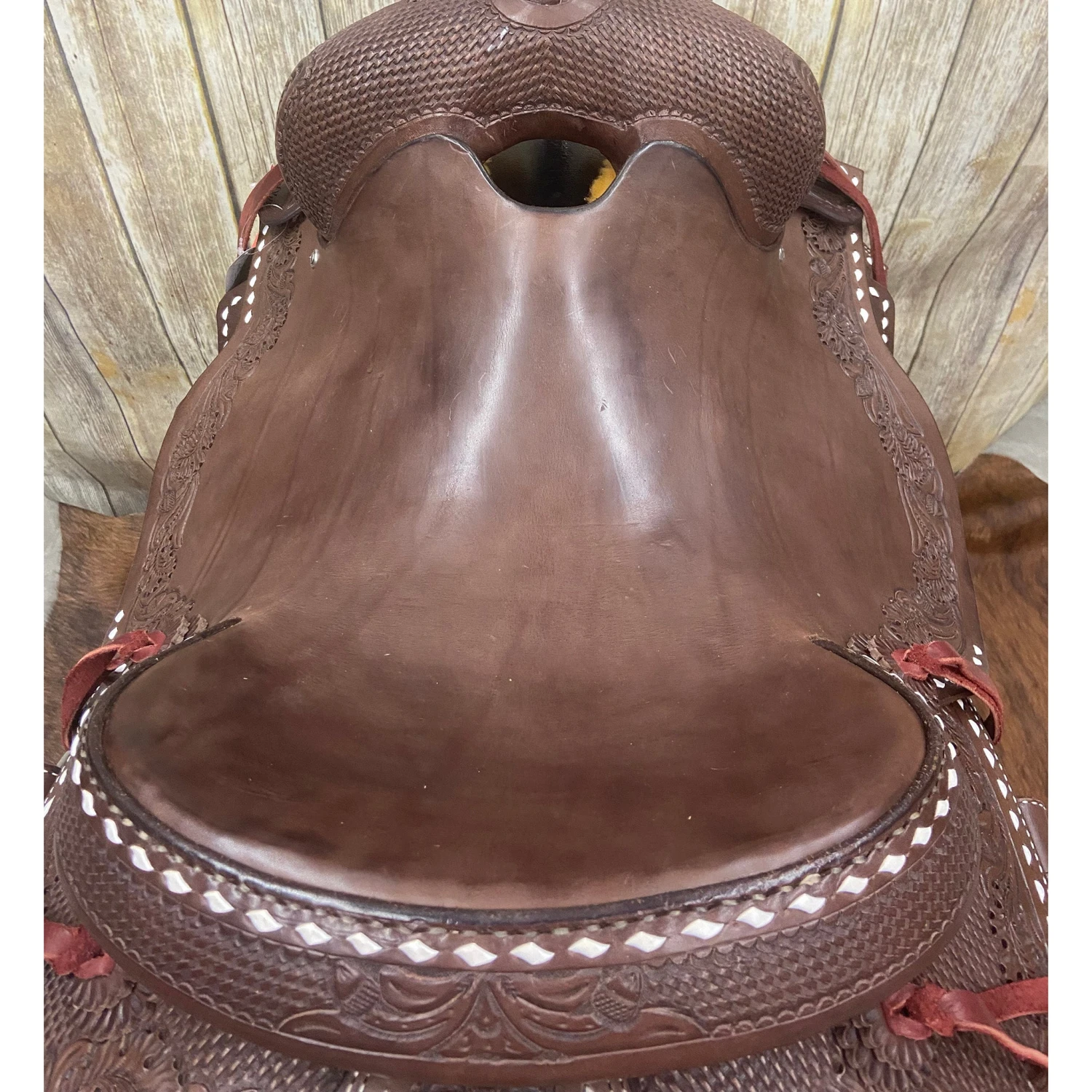 HR Saddlery 16 Inch Signature Cow Horse Saddle 4 HR Saddlery 16 Inch Signature Cow Horse Saddle - Image 4