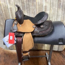 Shiloh Youth Dark Oil Hard 10 Inch Saddle