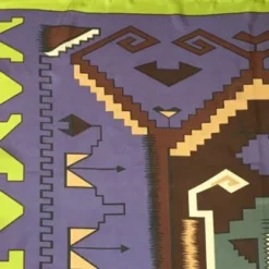 Wyoming Traders Purple And Lime Southwest Wild Rag