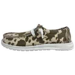 Very G Tan Meadows Cow Print Casual Shoe